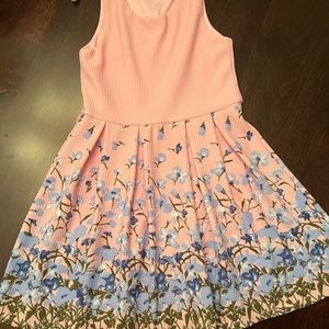 Copper Key Child Small Pink floral dress